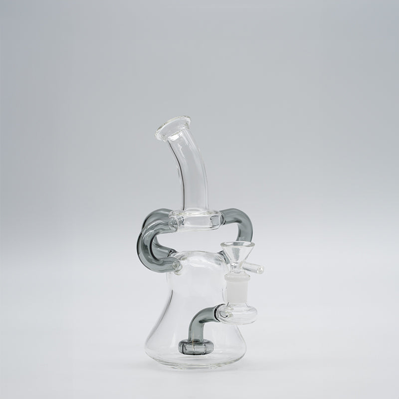 8" Glass Bong Tube Recycler - LNX439