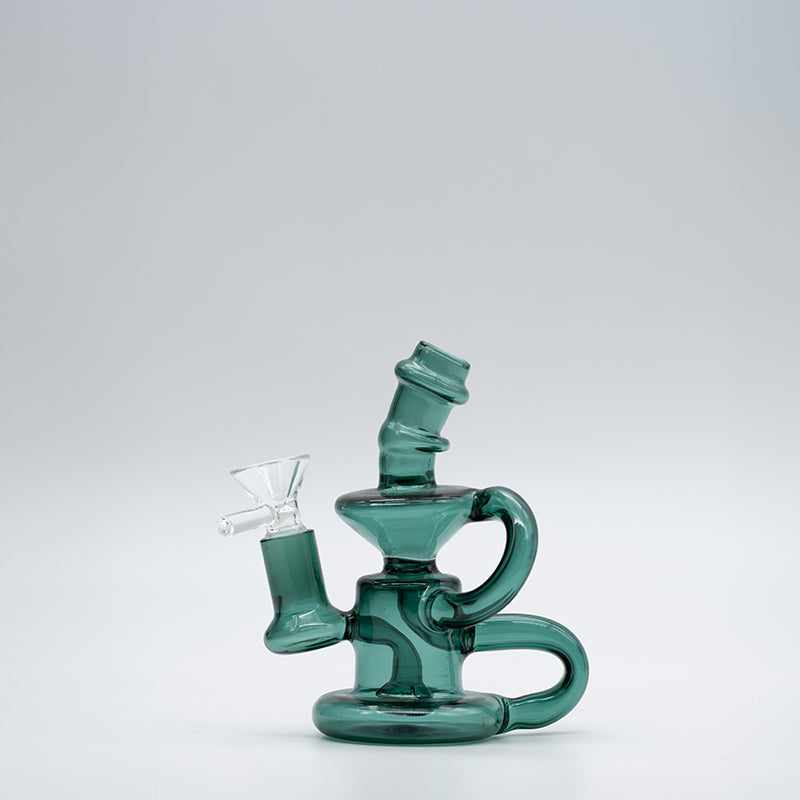 5.5" Glass Recycler Mini Bong - LNX074