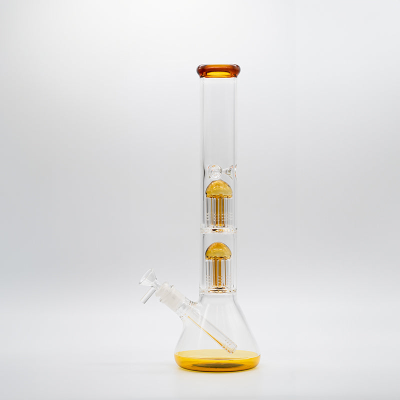 Double Tree Perc Beaker Bong