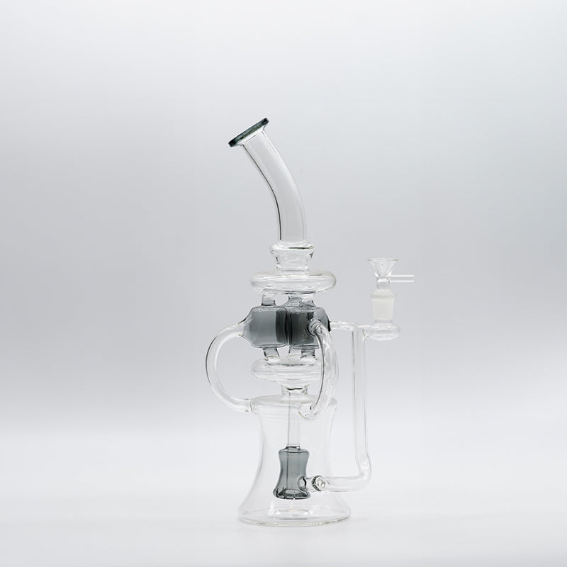 Glass Water Pipe Recycler Bong