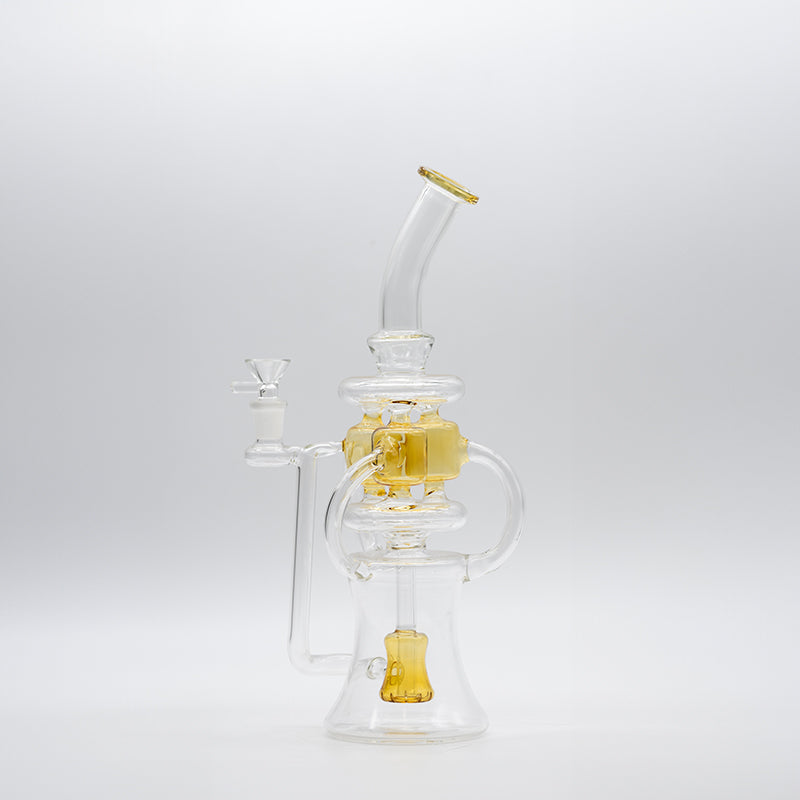 Glass Water Pipe Recycler Bong