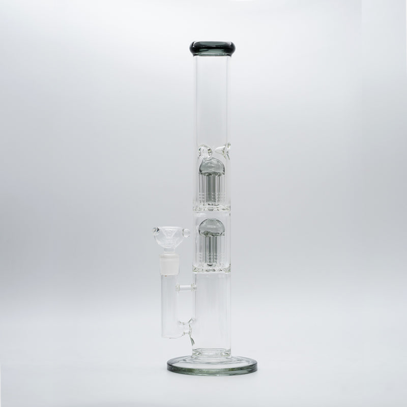 Two Chambers Glass Bong - LNX351
