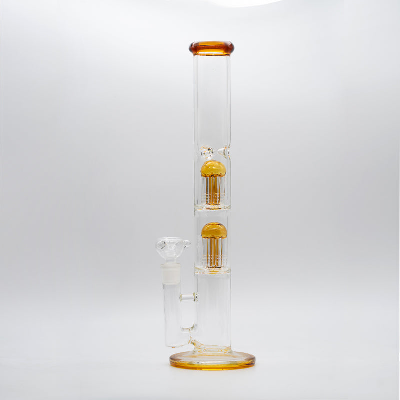 Two Chambers Glass Bong - LNX351