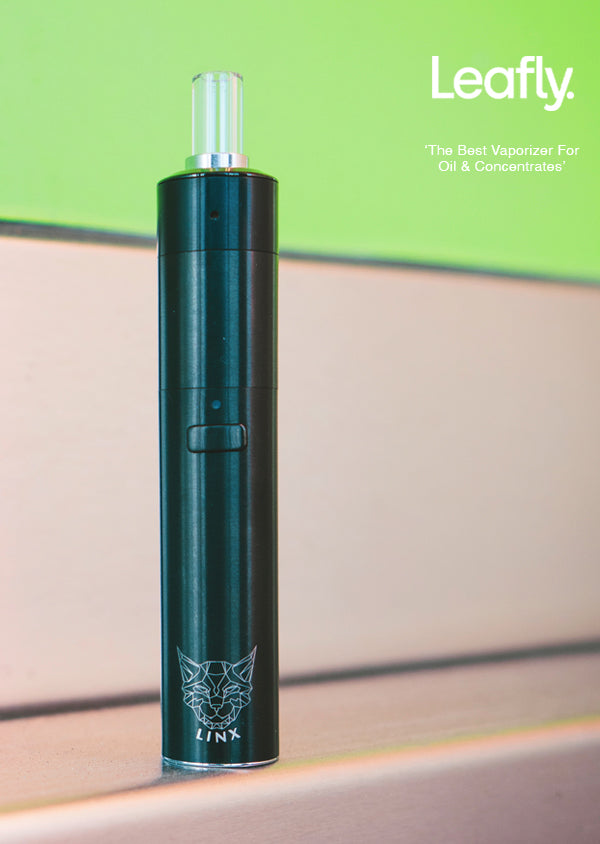 Linx Blaze Wax Vaporizer standing upright