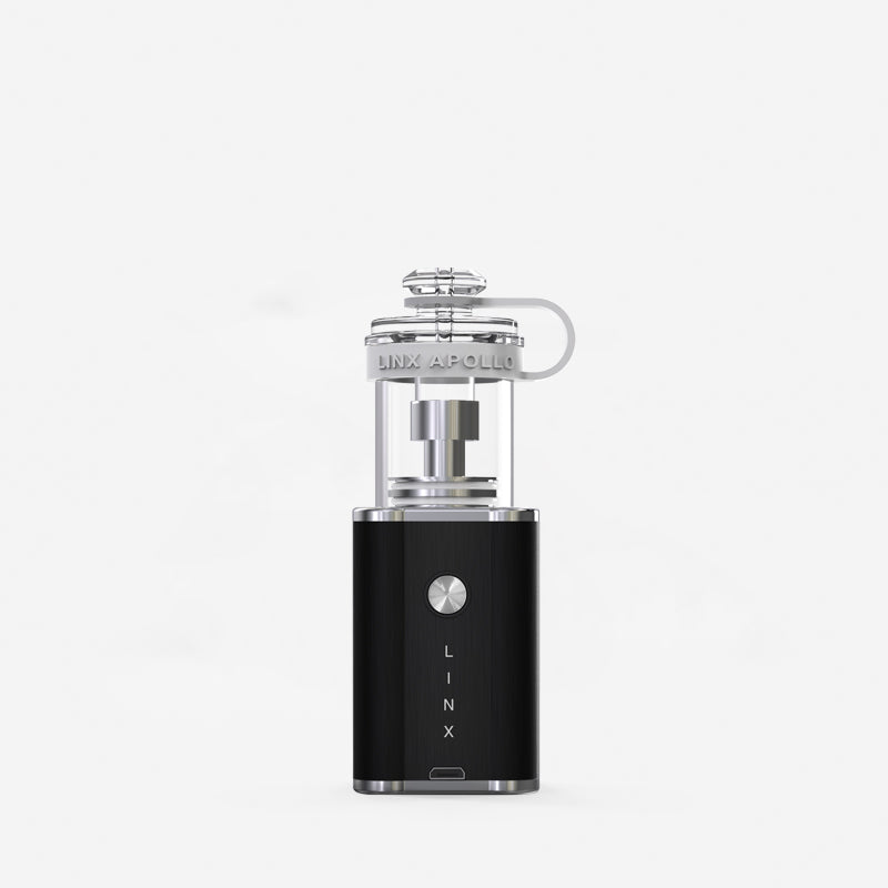 Linx Apollo E nail and Portable Dab Rig in Desktop Mode on White Background