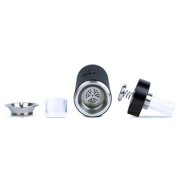 Linx eden switch is the best convection vaporizers with glass cup and stainless steel mouthpiece.